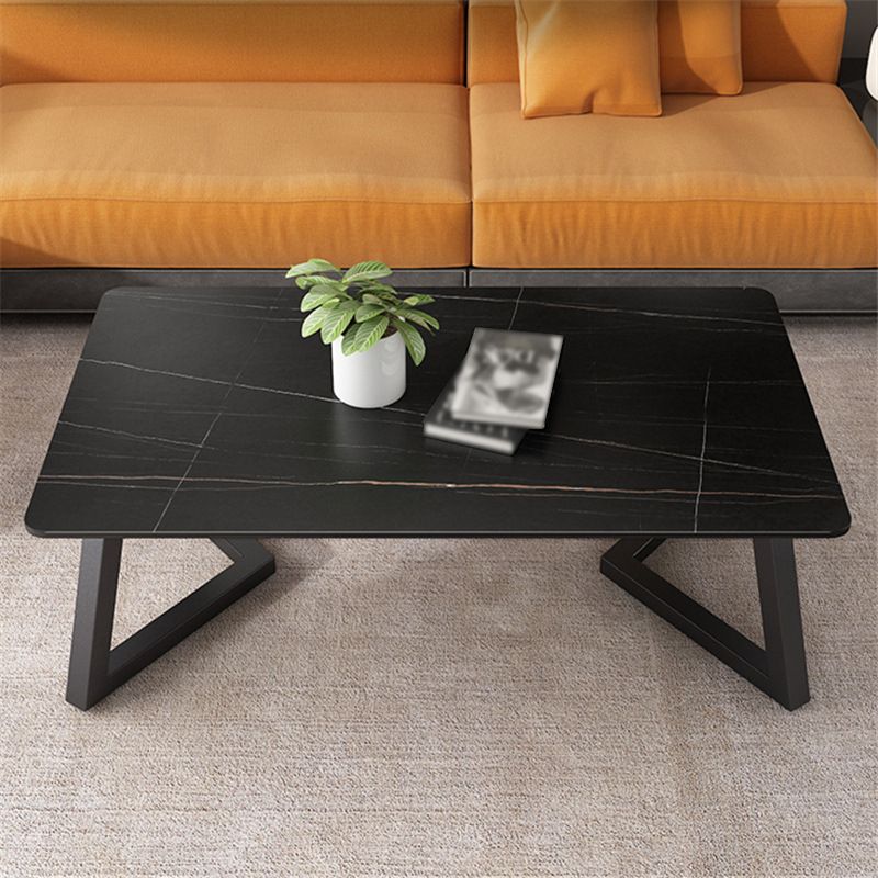 Trestle Bunching Tables Slate Rectangular Geometric Coffee or End Table