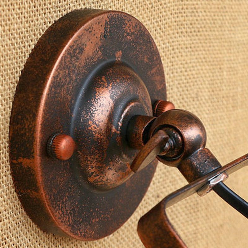 Cylinder Wall Lighting Industrial Metal 1 Light Rustic Wall Sconces