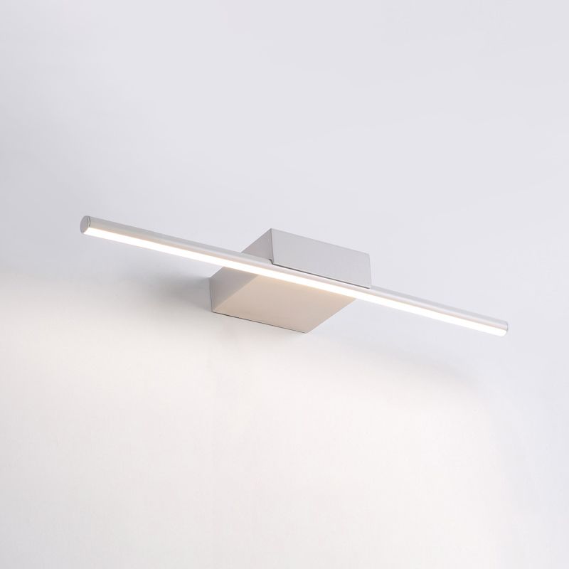 Minità di vanità in metallo lineare Minimalismo Minimalismo a 1 luci a parete per bagno