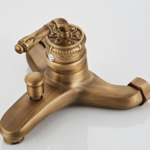 Wall Mounted Metal Freestanding Tub Filler Copper Freestanding Faucet