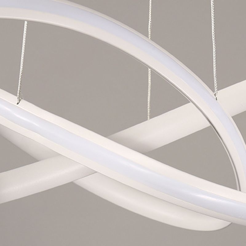 Cirkel hangende licht moderne stijl metalen led hangende verlichtingsarmaturen voor eetkamer woonkamer