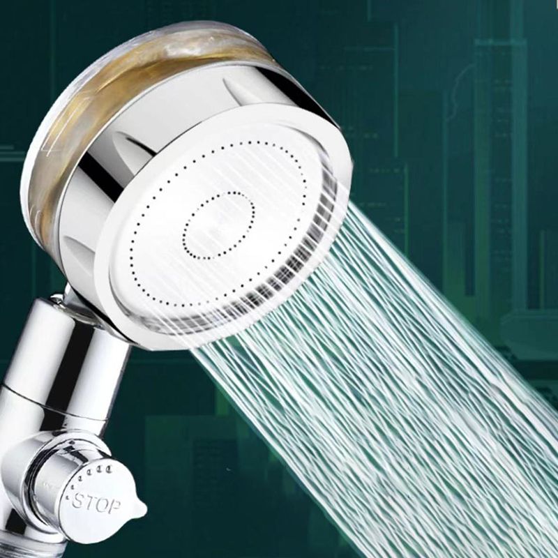 Adjustable Shower Head Modern Round Shower Combo with Single Setting