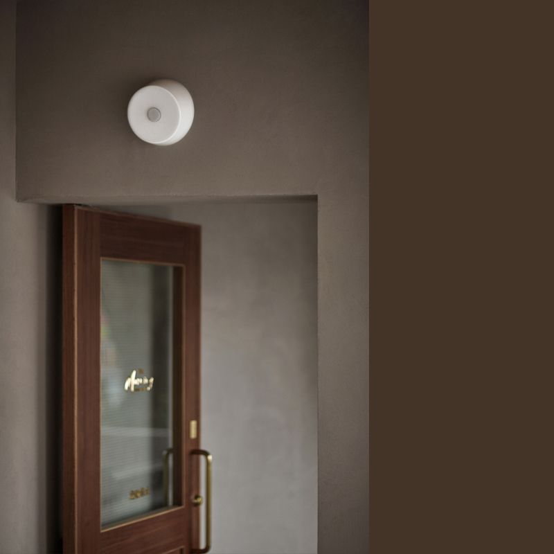 Estilo moderno Circle de pared apliques 1 luz de montaje de pared de vidrio blanco claro para corredor