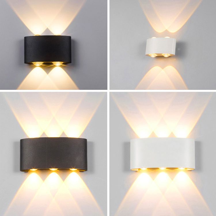 Rechteck Wandmontage Licht Nordic Modern Led Wandleuchte Leuchte für Wohnzimmer