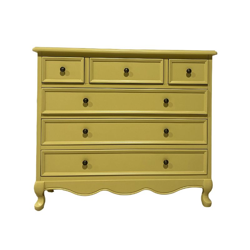 13.65/15.6 Inch W Coastal Dresser Solid Wood Storage Chest Dresser
