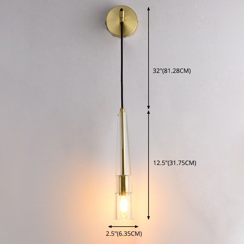 Lampade a parete triangolare di semplicità postmoderna Fissature per la parete per camera da letto