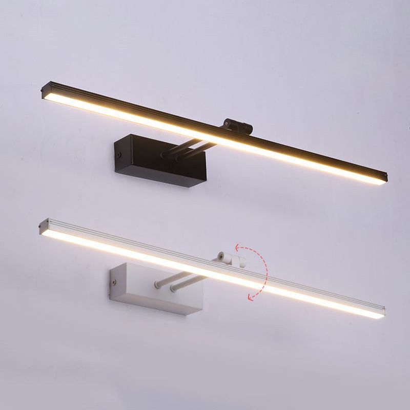 Linear Vanity Light Modern Minimalist Style Metal Single Vanity Light