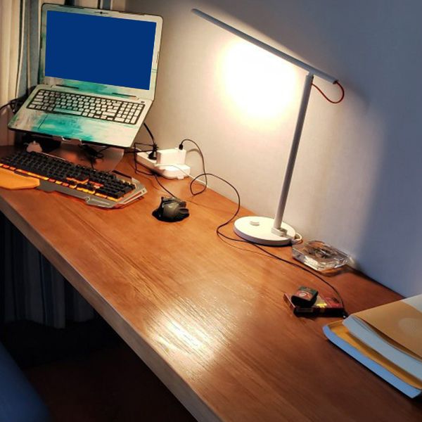 Solid Wood Rectangular Gaming Desk 29.53" Tall Computer Desk with Sled Base