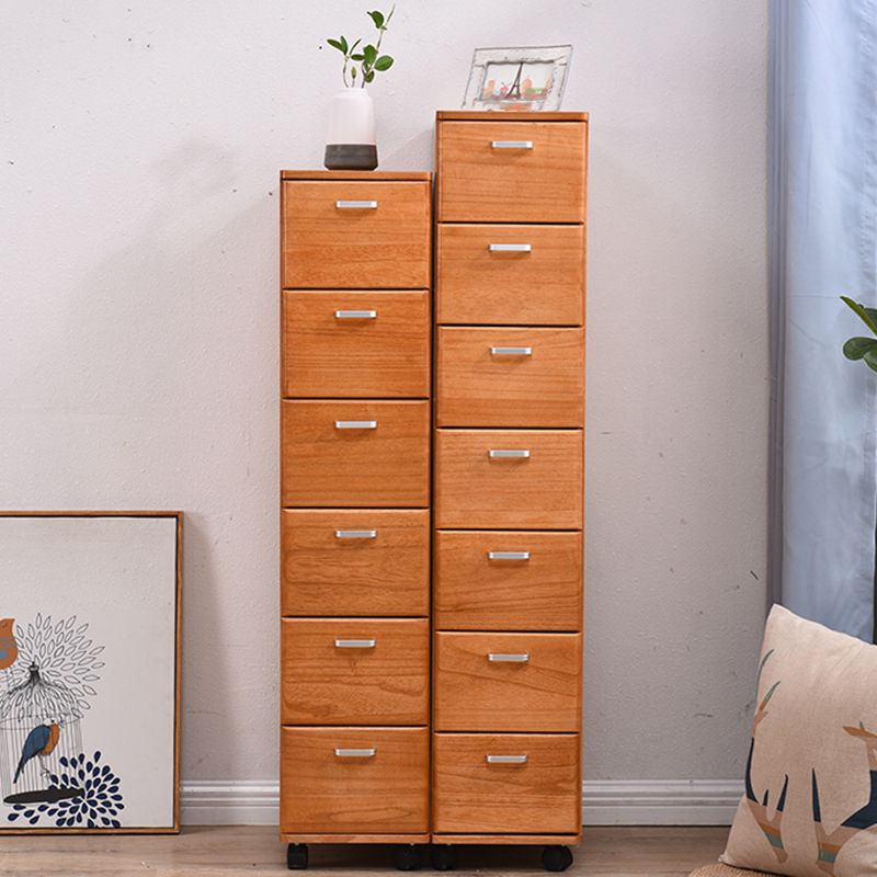 23.62" Wide Accent Chest with Drawers Water Resistant Chest with Wheels
