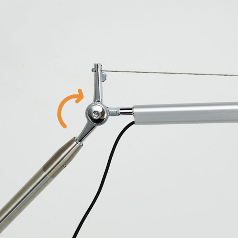 Modern Wall Sconce Linear Shape Vanity Lamp with Metal Shade in Silver for Bathroom