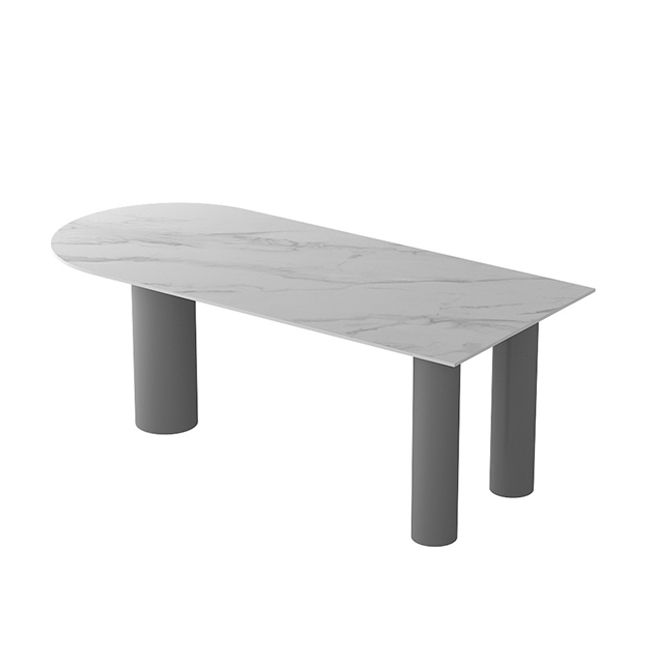 Stone Dining Room Collection Modern Style 3 Legs Furniture for Home