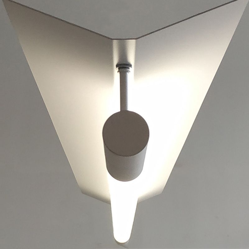 Modern Style Linear Shape Island Lighting Idea Metal 1 Light Island Pendant in Silver