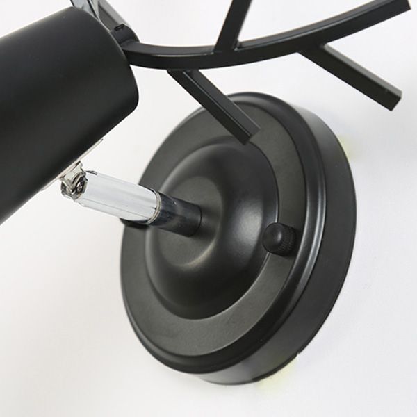 Modern Style Geometric Wall Lamps Metal 1 Light Wall Lighting for Living Room