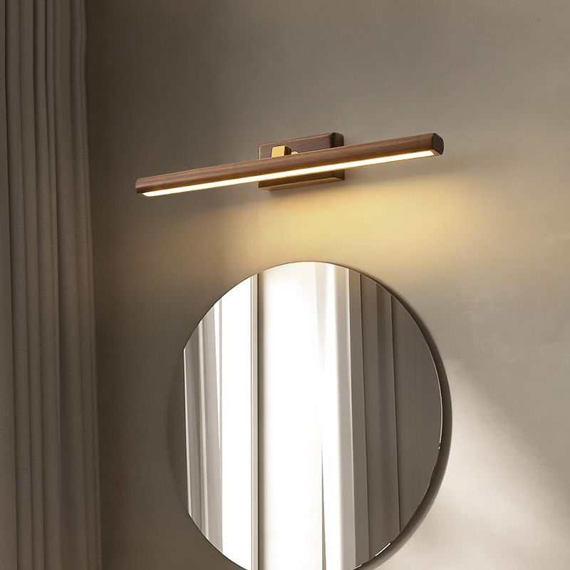 Houten wandbevestiging lamp eigentijdse ijdelheid muurlichtwijken voor badkamer