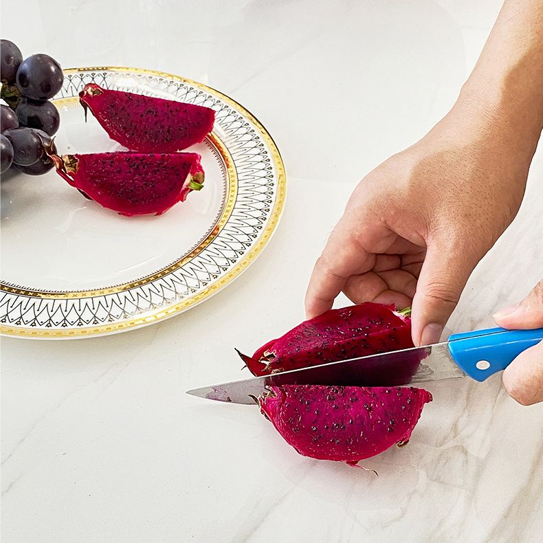 Speisesaal Sets skandinavischer Metallrahmen Esstisch Rechteck formelle Esseet -Set für Zuhause