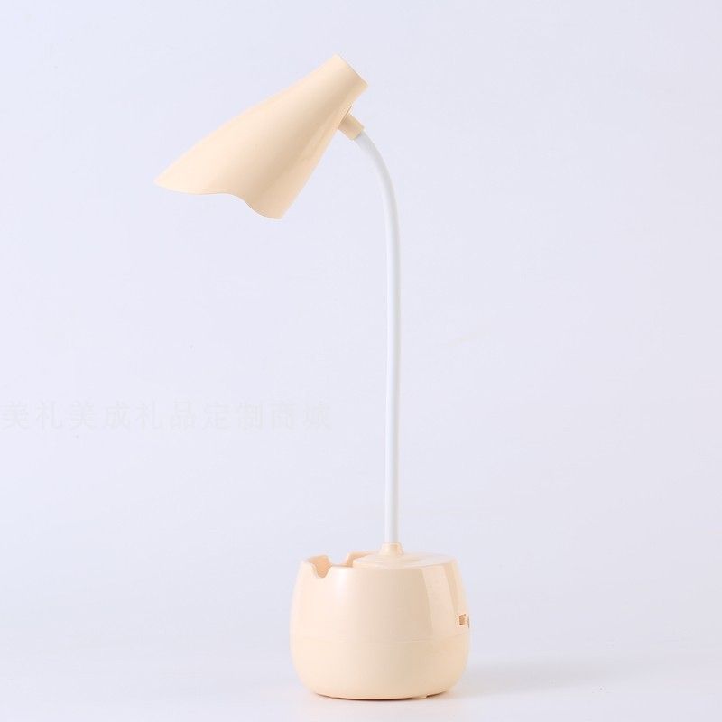 Auf Augenhöhe flexibler Schwangerschung Desk Light Stifthalter Design LED USB-Ladung Lesen Sie Licht in Blau/Rosa/Weiß/Gelb