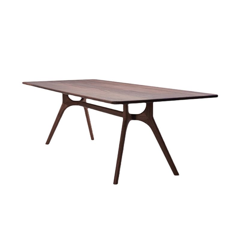 Dining Room Rectangle Dinner Table Kitchen Solid Wood Dining Table