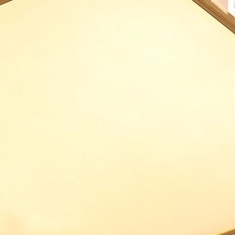 Plafonnier LED carré en cristal, plafonnier en fer forgé de Style concis et moderne pour le salon