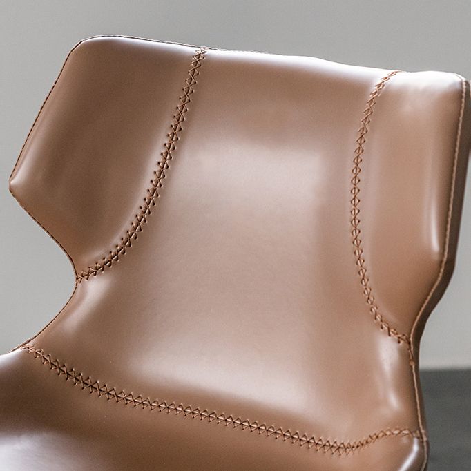 Modern Upholstered Counter Stool Bar-height Bar Stool with Footrest