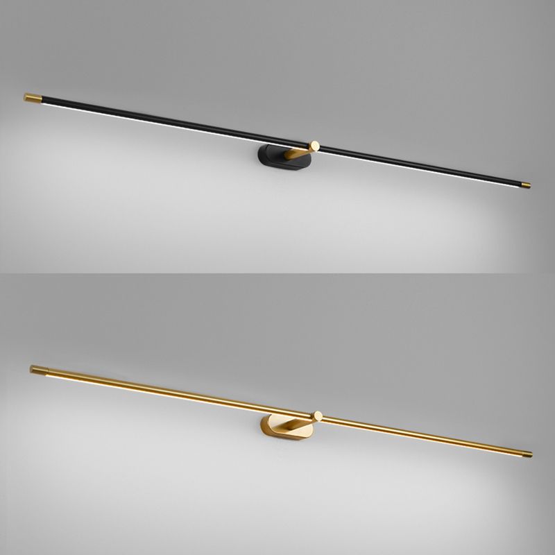 Nordic Modern Mirror Light Long Strip Mirror Lamp Fixture for Toilet Bathroom