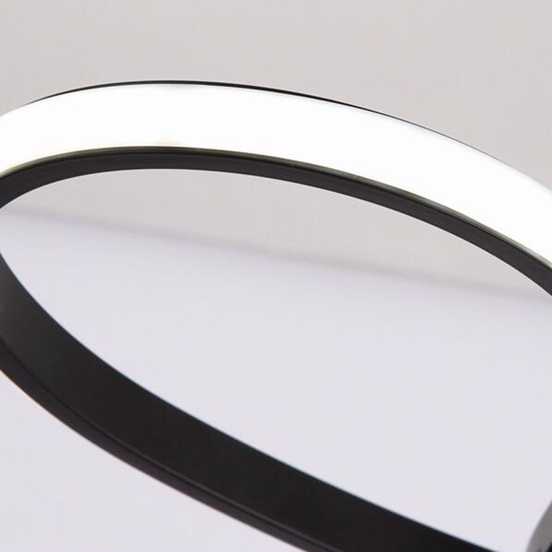 Moderne eenvoud LED hanglamp aluminium lineaire hangende lamp met acryl schaduw