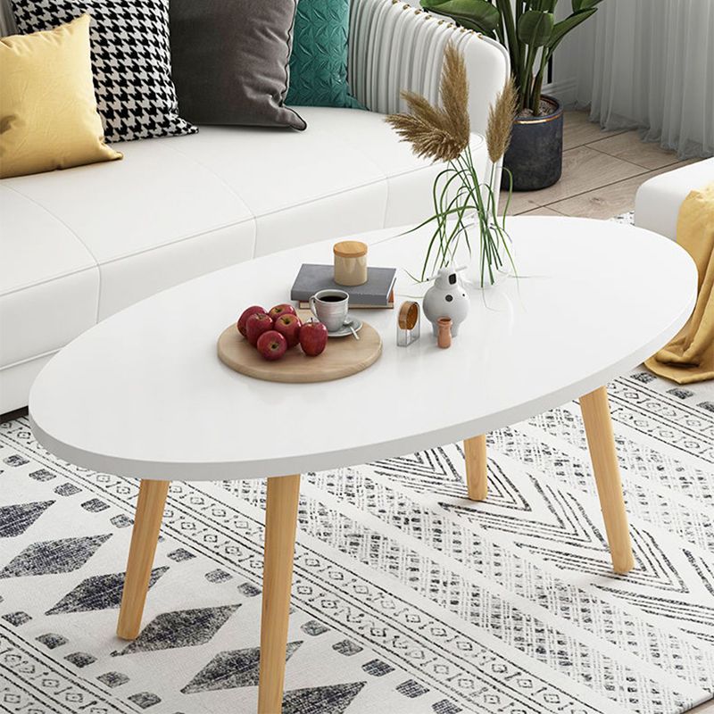 Country Farmhouse Coffee Table Folding Wooden Coffee Cocktail Table