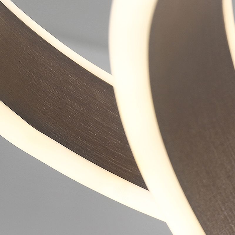 Simplicità creativa Luce a sospensione multistrato per caffetteria da salotto