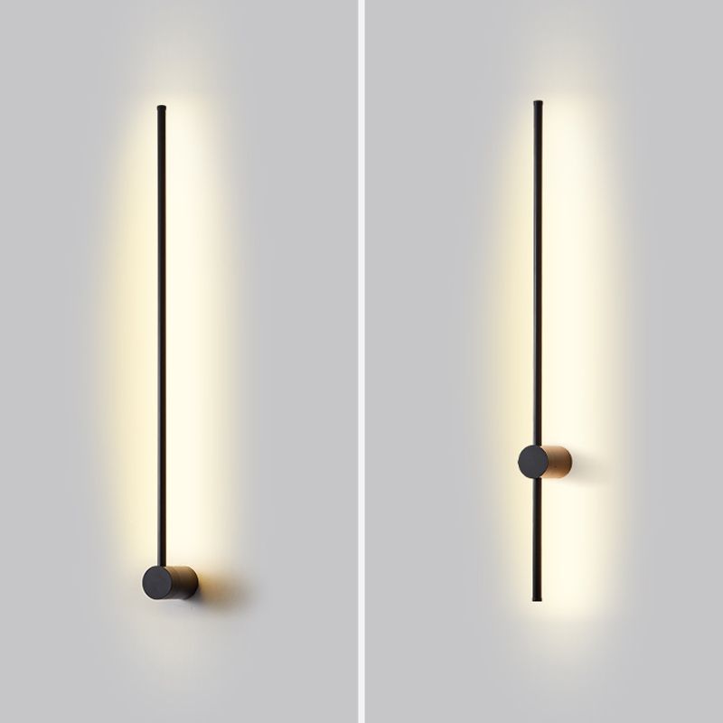 Nachtwandlicht moderner Minimalismus LED Black Wandhalterung Beleuchtung für Wohnzimmer
