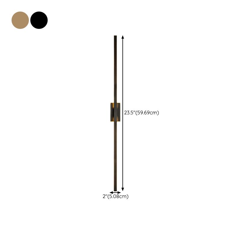 Contemporary LED Wall Light with Acrylic Shade for Living Room