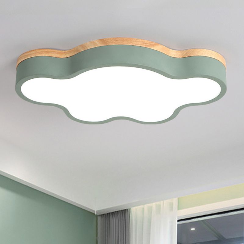 Cloud Flush Mount Lights Modernist Acrylic Ceiling Mount Light Fixture for Bedroom