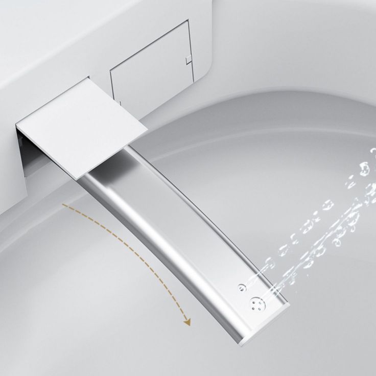 Modern Toilet Bowl All-In-One Porcelain Floor Mounted Siphon Jet Flush Toilet