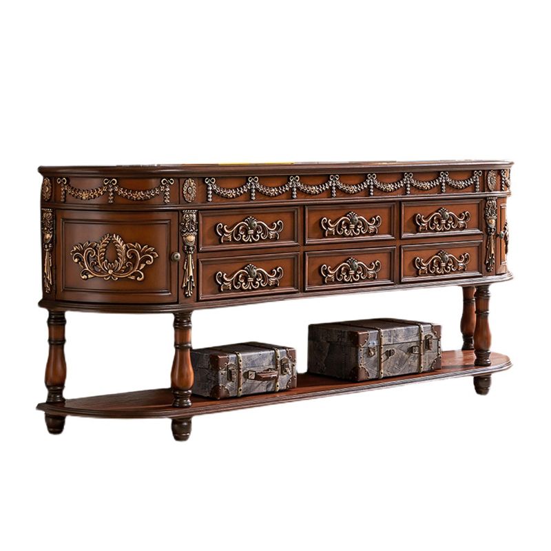 Victoria Half Moon Console Table Wood Console Sofa Table for Hall