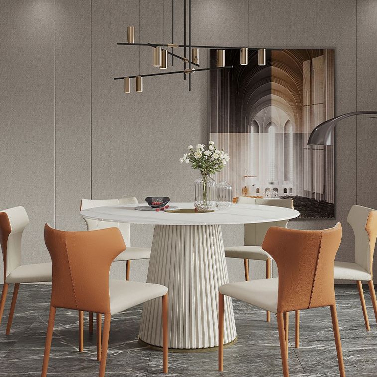 Nordic Style 1/4/5/7 Pieces Dining Sintered Stone Dining Table Set for Kitchen