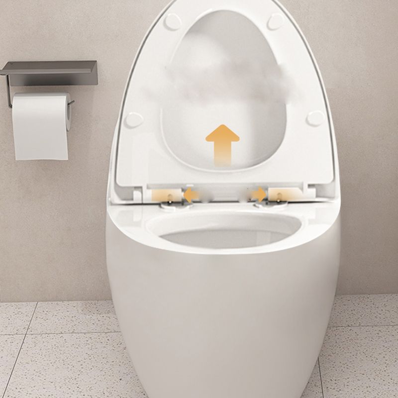 Contemporary Floor Mount Flush Toilet Siphon Jet Urine Toilet for Washroom