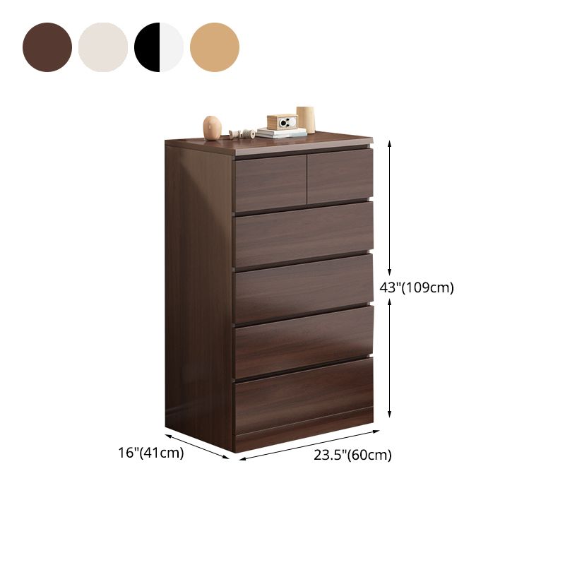 Modern Style Wooden Storage Chest Dresser Storage Chest for Bedside
