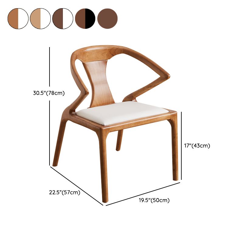 Modern Indoor Dining Arm Chair Solid Wood Windsor Back Arm Chair