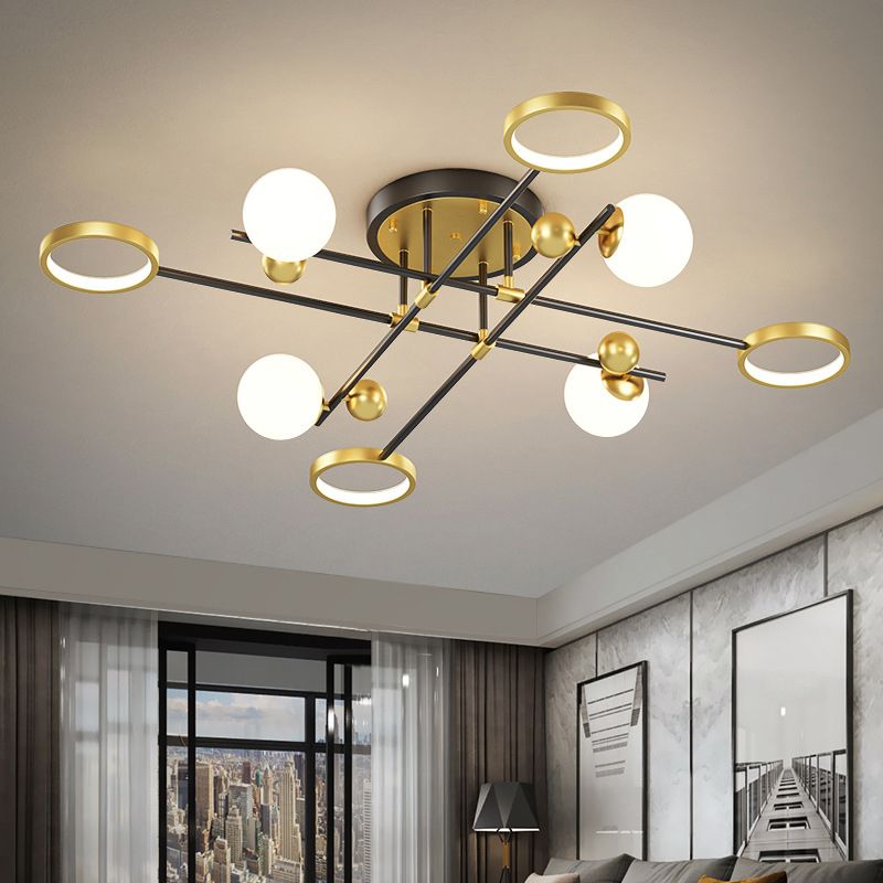 LED Light Flush Mount Light Metal Light Multiple Light Living Room Light