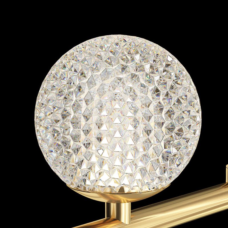 Globe Acrylic Island Lighting Fixtures Modern Minimalism Dining Room Chandelier Lamp