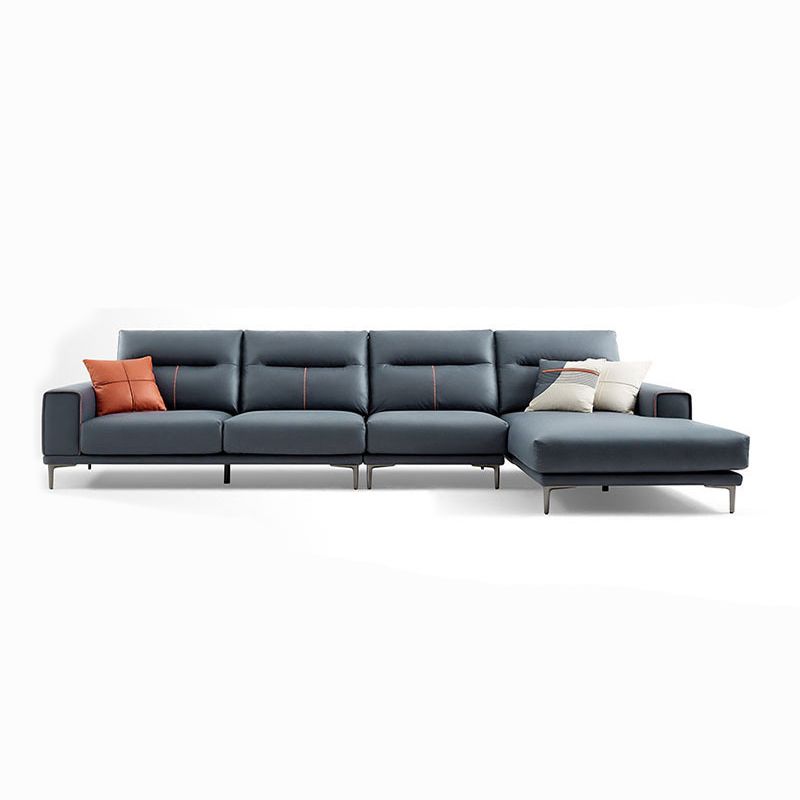 Sectional Sofa with Cushion Back 68.11" Wide Faux leather Stain-Resistant