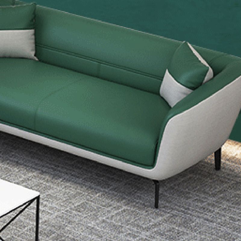 Contemporary Tight Back Leather Settee Couch for 1/2/3 People