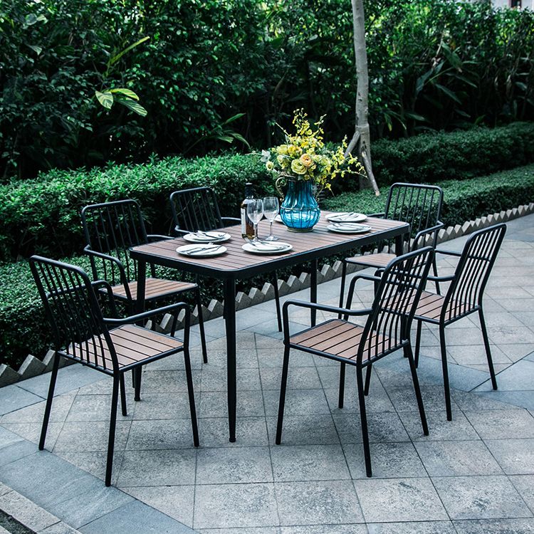 Modern Wood Dining Table Set 1/4/5/7 Pieces Dining Set for Home Use