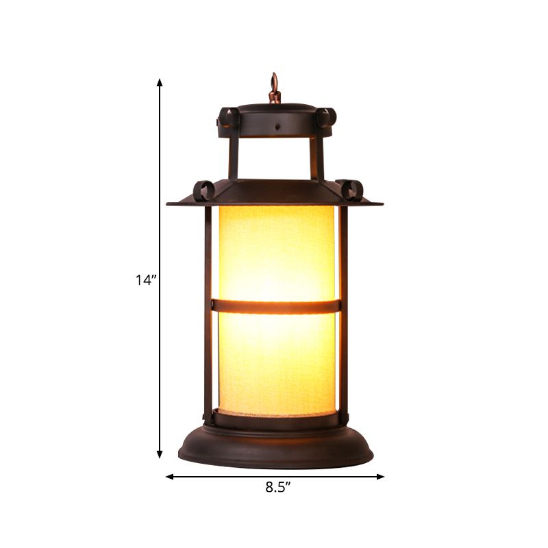 BRASS METAL BRASS Light Kerosène 1 Light Industrial Style Table Lampe For Dining Room
