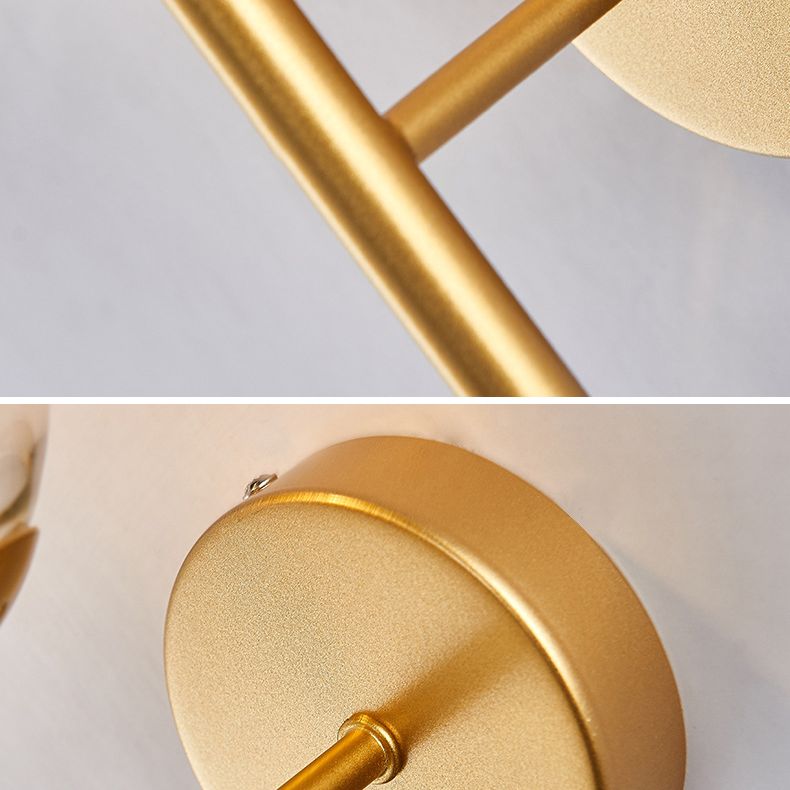 Retro Simple Industrial Style Sphere Wall Mount Lighting Glass Wall Mounted Lighting for Living Room