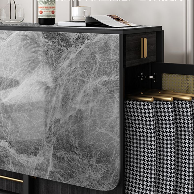 1/2/5 PCS Metal Modern Dining Set met rechthoekige tafel en opvouwbare stoelen Dinette Set