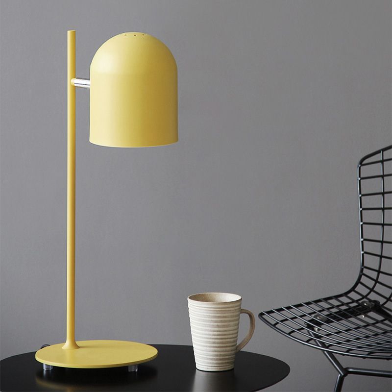 Rotatable Metal Cup Study Light 1 Head Macaron Loft Desk Light with Plug In Cord for Office