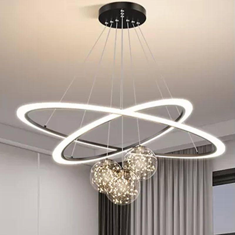 Licht luxe minimalisme Moderne Noordse stijl LED hanger kroonluchter licht voor eetkamer woonkamer