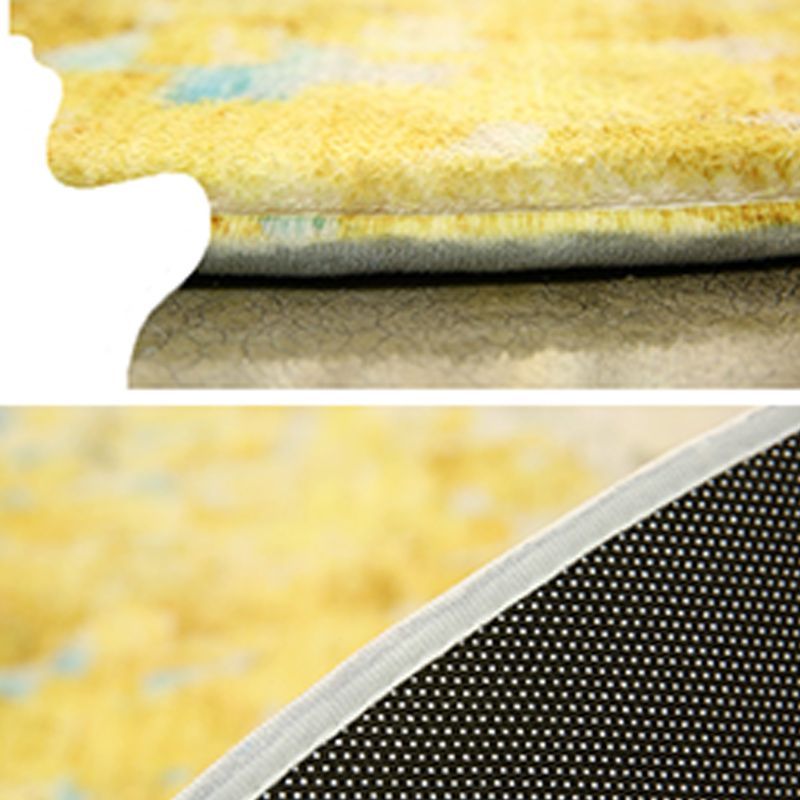 Grijs modern tapijt geometrisch patroon polyester gebied tapijt niet-slip achterste tapijt voor salon