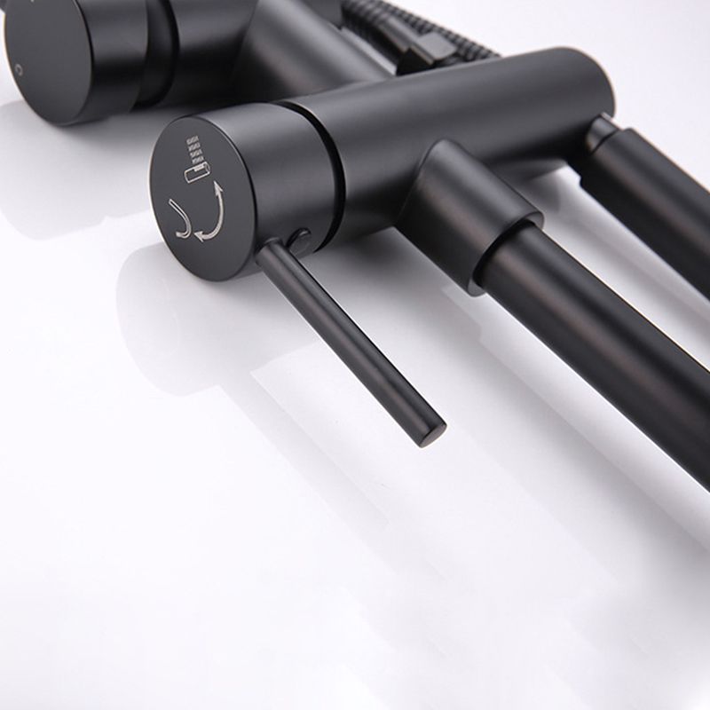 Floor Mounted Metal Freestanding Tub Filler High Arc Freestanding Faucet