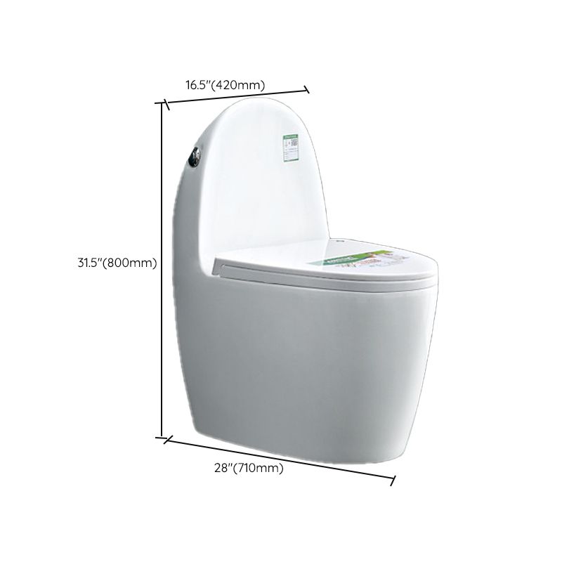 Contemporary 1 Piece Flush Toilet Floor Mounted Urine Toilet (Spray Gun not Included)