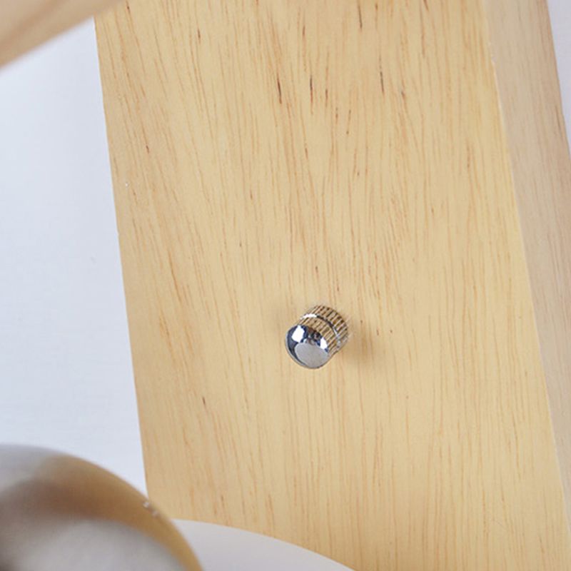 Lámpara de pared de estilo de estilo moderno accesorio de vidrio blanco de 1 bombilla Luz de montaje de pared de dormitorio